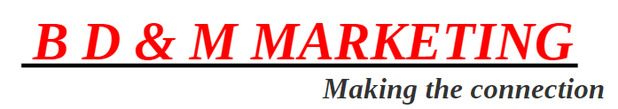 A red and black logo for marque marketing