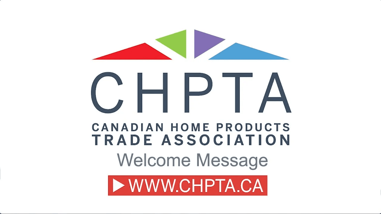 A logo for the canadian home products trade association.