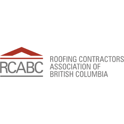 RCABC logo with text, Roofing Contractors Association.