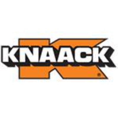 KNAACK logo with orange background.